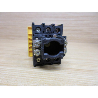 Moeller P1-25 Disconnect Switch Base P125 W Cam Switch & Disconnector - Used