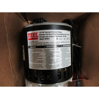 Teel 4P901 13HP Upright Sump Pump WO Float Ball