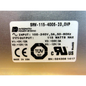 Integrated Power Designs SRW-115-4005 Power Supply SRW-115-4005-IO OVP - New No Box