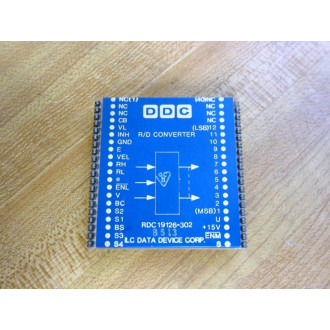 DDC RDC-19126-302 RD Converter RDC19126302 - Used
