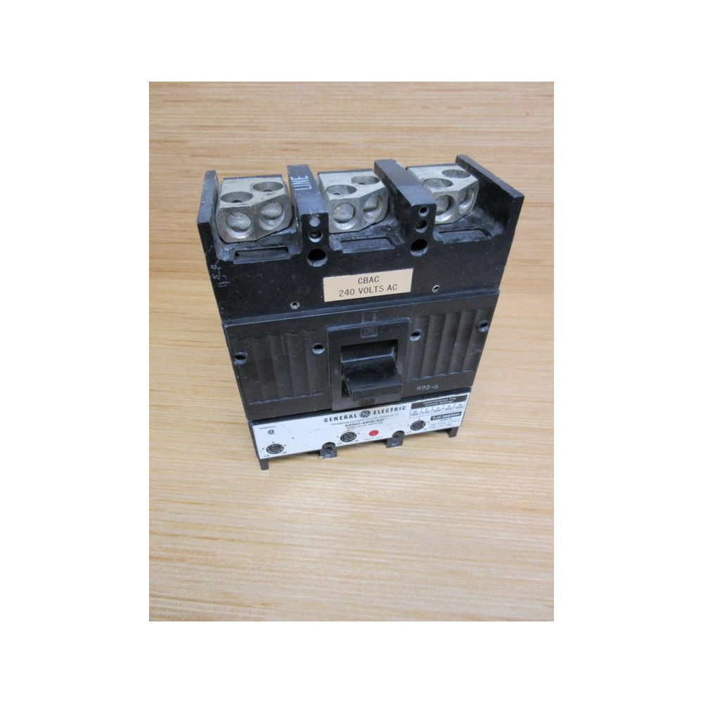 General Electric TJC36600H GE Mag-Break 600A Motor Circuit Protector - Used