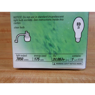 General Electric HR175A39 GE 175W Bulb 26440