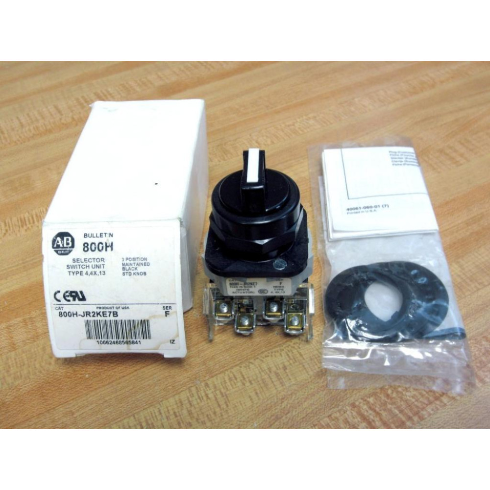 Allen Bradley 800H-JR2KE7B Selector Switch 800HJR2KE7B