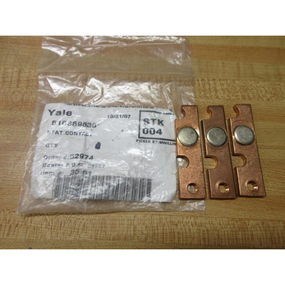 General Electric 516869836 Yale GE Stationary Contact (Pack of 3)
