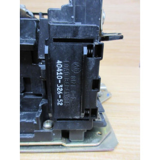 Allen Bradley 505-AOD Starter 505-A0D W (2) 595-AB,(2)40410-326-52 - Used