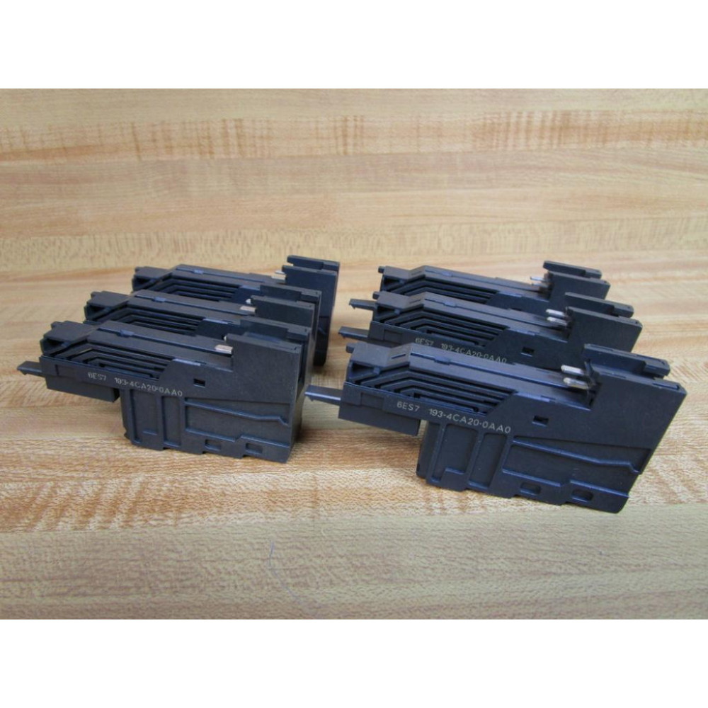 Siemens 6ES7 193-4CA20-0AA0 Terminal Base (Pack of 6) - New No Box