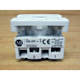 Allen Bradley 194L-E25-1752 Load Disconnect Switch 194LE251752 - New No Box