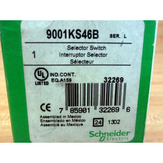 Schneider 9001KS46B Selector Switch