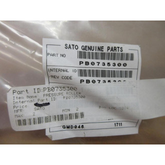Sato PB0735300 Pressure Roller