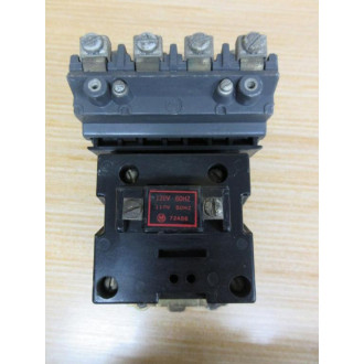 Allen Bradley 702-BOD93 Contactor 702-B0D93 4 Pole, Coil 72A86 - Used