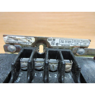 Allen Bradley 509-TOD Starter 509-T0D Ser. A, WO Wires - Used