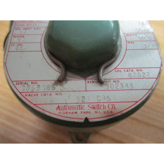 Asco 8211C35-120 Solenoid Valve 8211C35 - Used