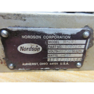 Nordson 272723C Hot Glue Dispenser H-204 WO Nozzle Tips - Used