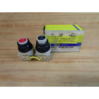 Square D 9001-SKRU-11 Pushbutton SKRU-11 W(2) 9001-KA-2