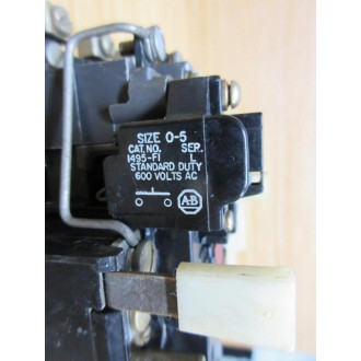 Allen Bradley 709-AOD-103 Starter 709-A0D-103 W 1495-FI - Used