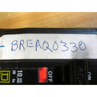 Square D Q0-340 3P 40A Circuit Breaker Q0340 - Used