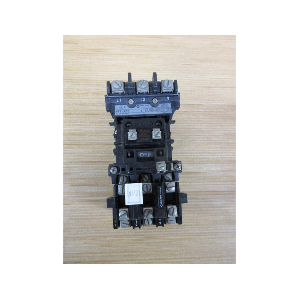 Allen Bradley 509-A0D Starter 509-AOD Ser B,W 42185-800-01 - Used
