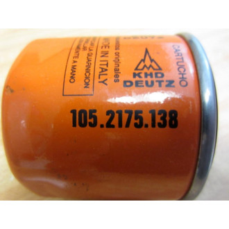 Deutz 105.2175.138 Fuel Filter 1285-0347 wo O-Ring