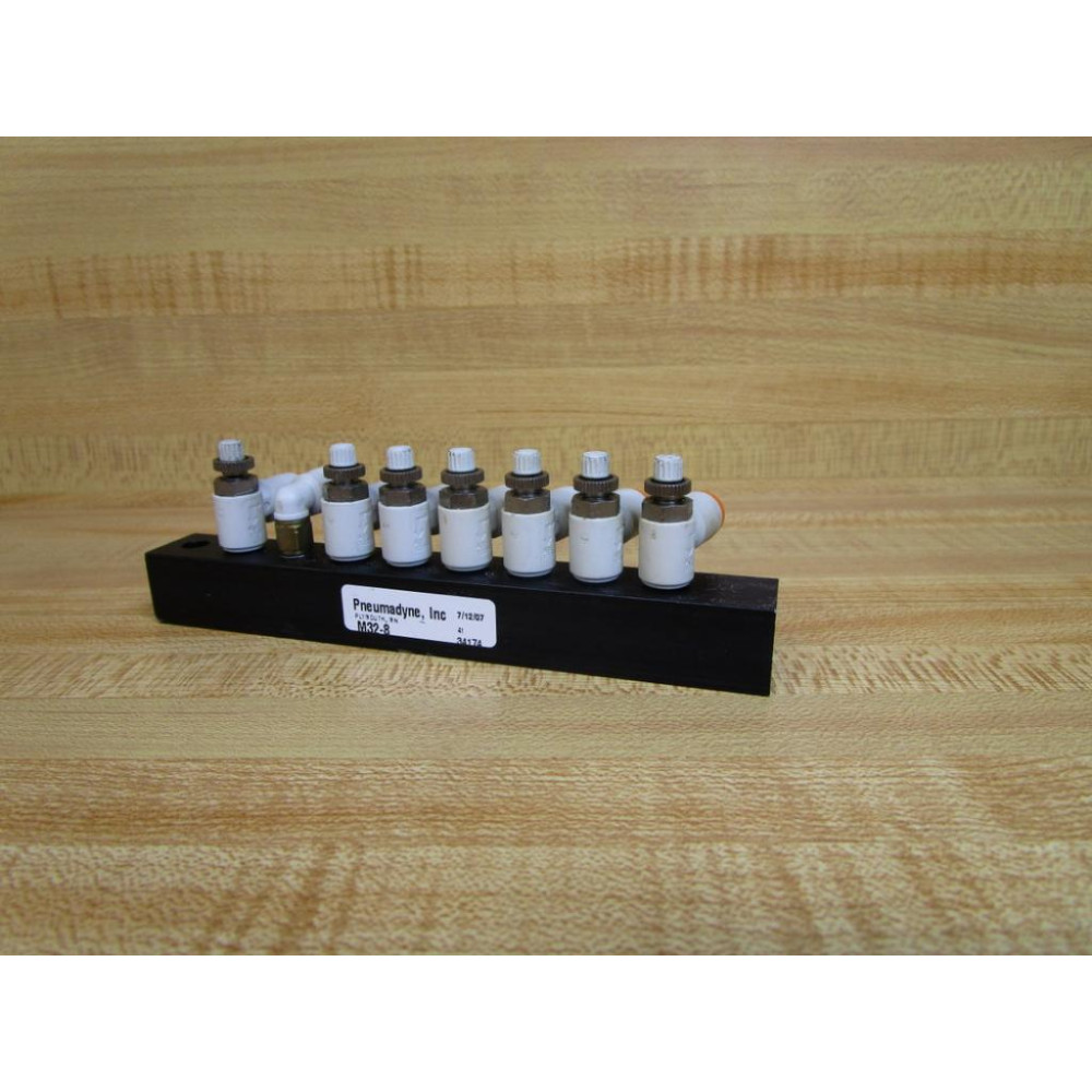 Pneumadyne M32-8 Manifold M328 WAS1201F - Used