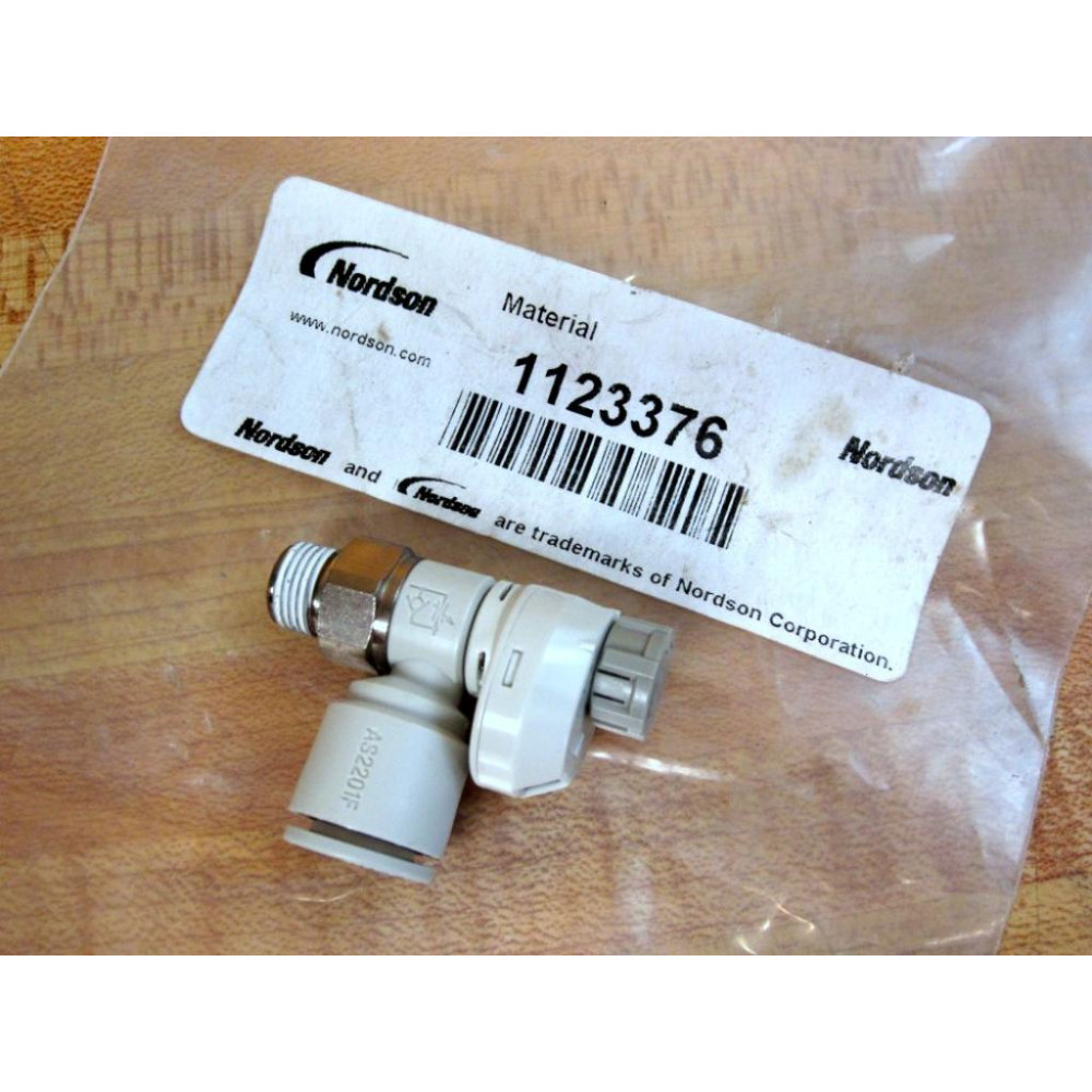 Nordson 1123376 SMC SpeedFlow Control WFitting AS2201F