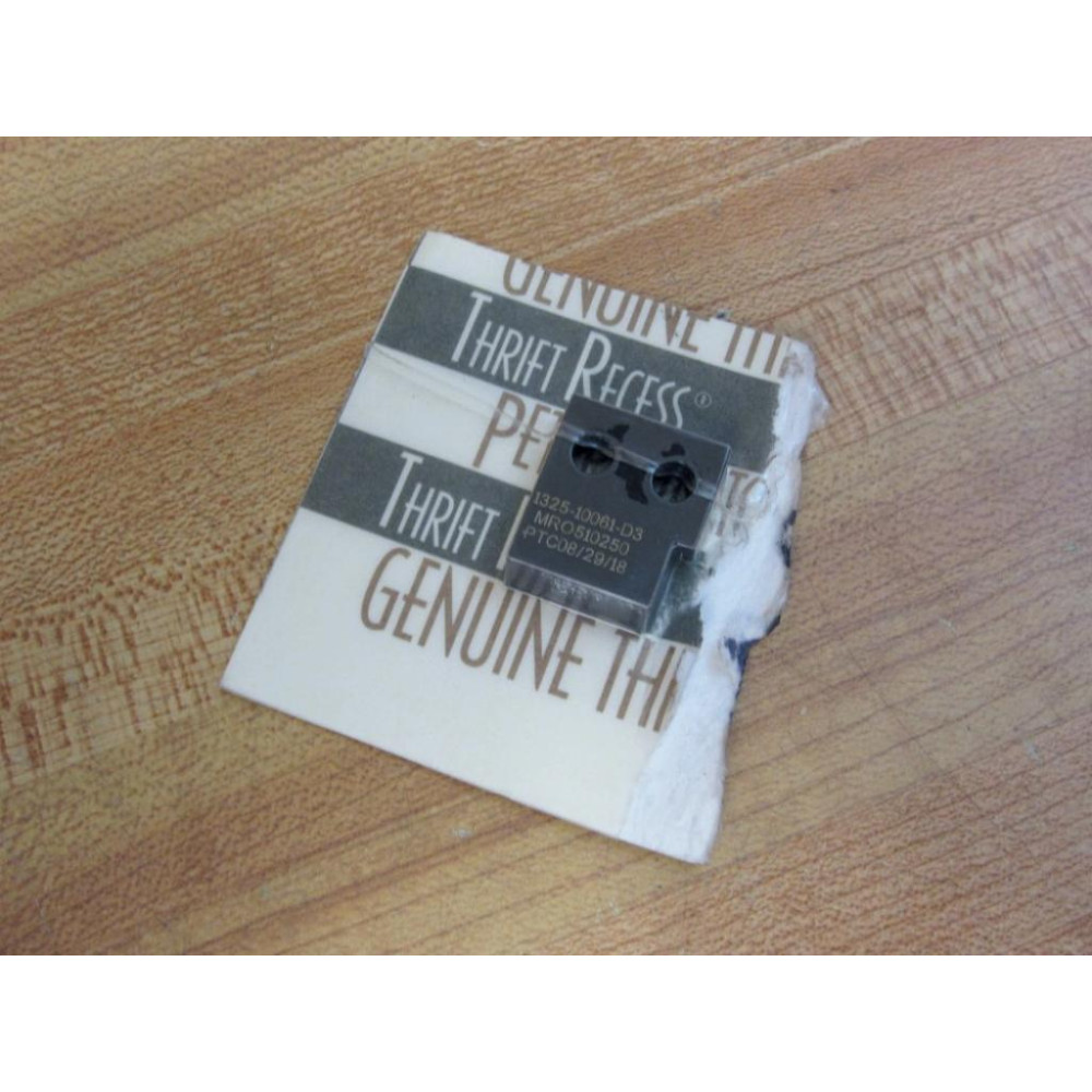 Peterson Tool 1325-10061-D3 Thrift Recess Tool MRO510250