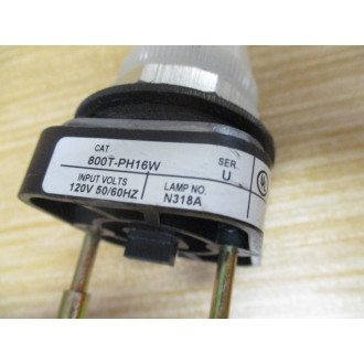 Allen Bradley 800T-QH24W Pilot Light 800TQH24W - Used