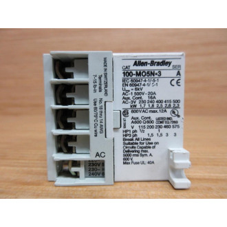 Allen Bradley 100-M05N*3 Contactor 100M05N3 220-240V Coil - Used