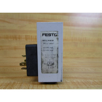 Festo PEV-14-B-SA Valve PEV14BSA WOut Plug Socket 250VAC - Used