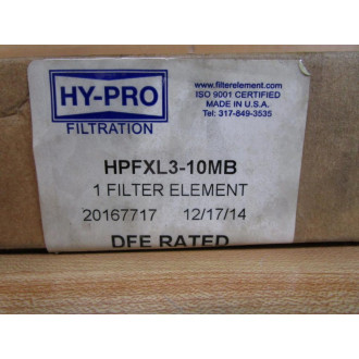 Hy-Pro HPFXL3-10MB Filter Element HPFXL310MB