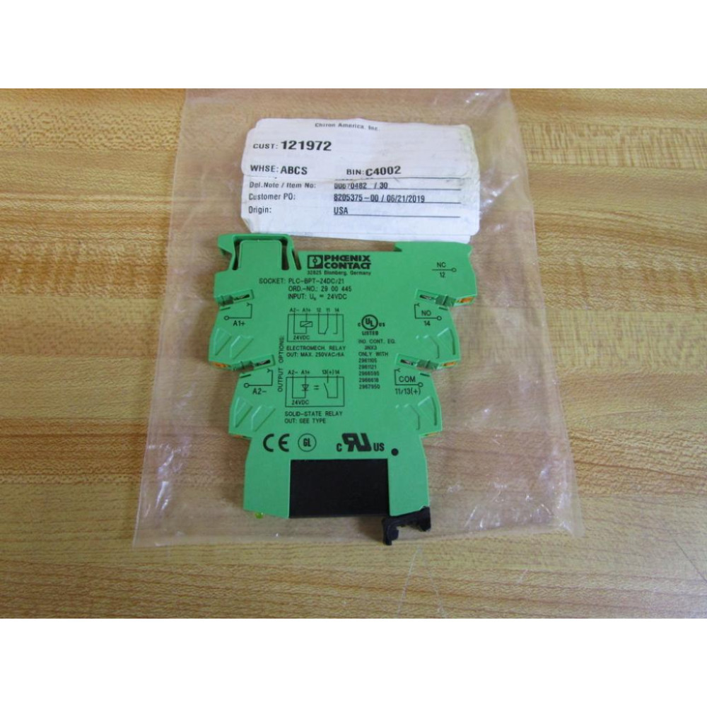Phoenix Contact PLC-BPT-24DC21 Terminal Block PLCBPT24DC21 W2966595