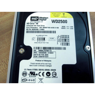 Western Digital WD2500SB-01KBC0 3.5" Hard Drive WD2500 No.1 - New No Box