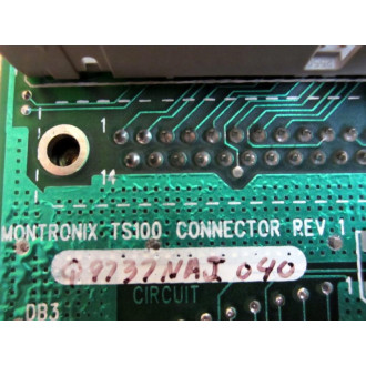 Montronix TS100 Tool Monitor Circuit Board TS100 Connector Board - Used