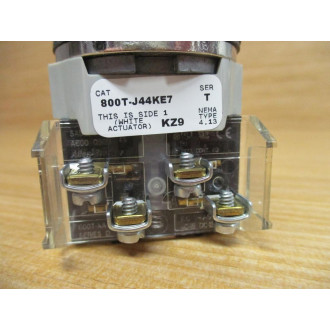 Allen Bradley 800T-J44KE7 Keyed Selector Switch 800TJ44KE7 W Key - New No Box