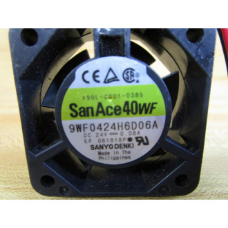 Sanyo Denki 9WF0424H6D06A Fanuc Fan A90L-0001-0385 - New No Box