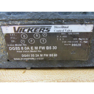 Vickers Eaton 990297000 Directional Control Valve - Used