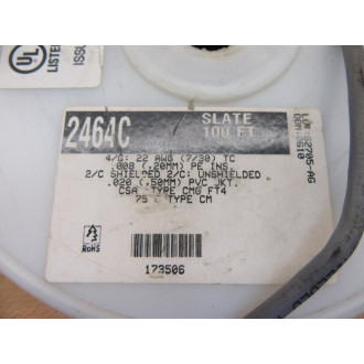 AlphaWire 2464C 4C 22 AWG Conductor - New No Box