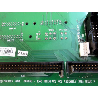 VideoJet 500050-1340 Interface PCB Assy 5000501340 - Used