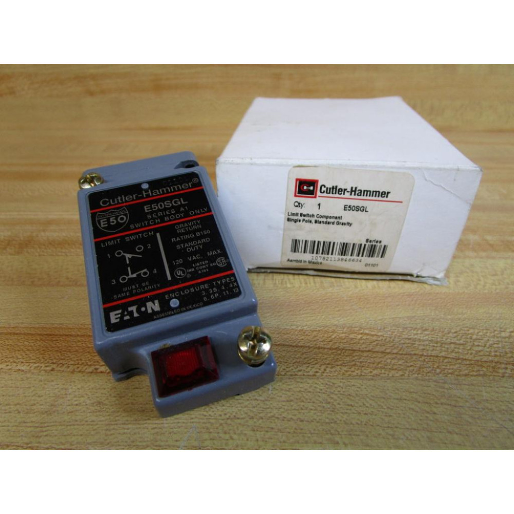 Cutler Hammer E50SGL Eaton Limit Switch Body