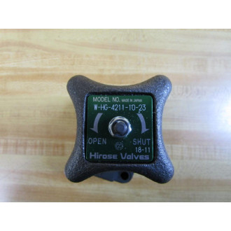 Hirose W-HG-4211-10-23 Stop Valve WHG42111023 - New No Box