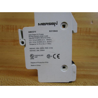 Ferraz  Shawmut USCC11 Mersen UltraSafe Fuse Holder - New No Box