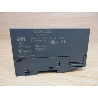 Siemens 6ES7 151-1AA04-0AB0 Interface Module Small Chips - Used