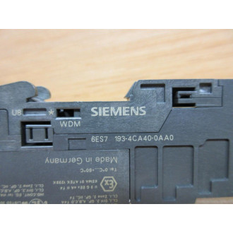 Siemens 6ES7131-4BD01-0AA0 Input Module W6ES7 193-4CA40-0AA0 - Used