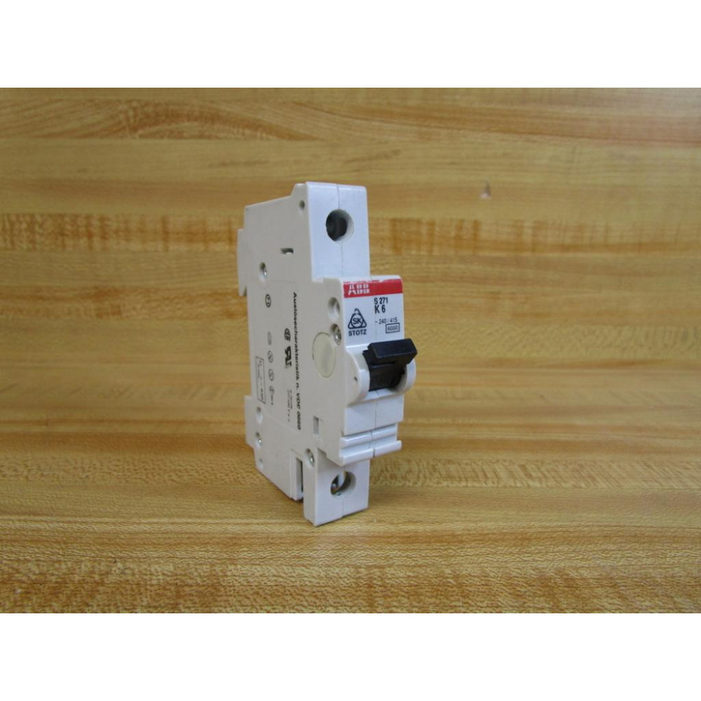ABB S271-K6 Circuit Breaker S271K6 240415 VAC - New No Box