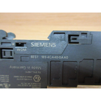 Siemens 6ES7 132-4BD01-0AA0 Output Module W 6ES7 193-4CA40-0AA0 - Used