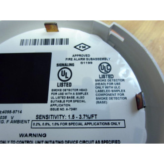 Simplex 123795 Photo Sensor 4098-9714