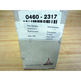 Deutz 0460-2317 Replacement Urea Filter Insert 04602317