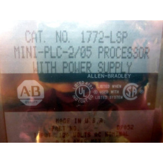 Allen Bradley 1772-LSP Mini-PLC 205 Processor wPS Series A FW Rev.H - New No Box