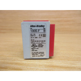 Allen Bradley 100S-FB04 Guardmaster Auxiliary Contact 100SFB04 - Used