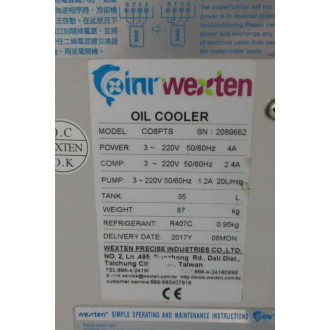 Wexten CO8PTS Point Oil Cooler Tested 4A - Used