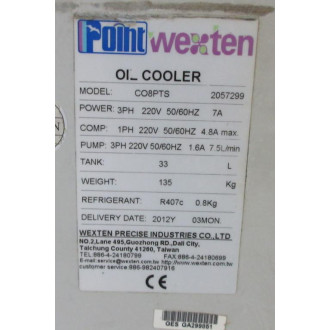 Wexten CO8PTS Point Oil Cooler Tested - Used